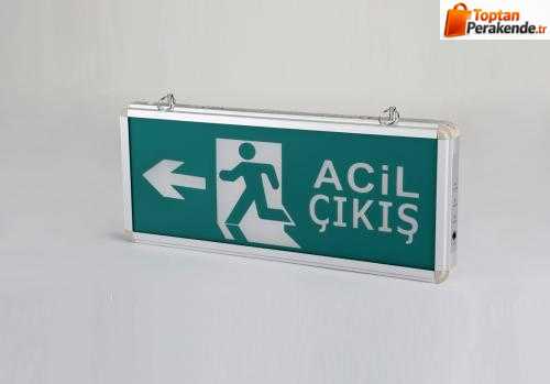 Cata Ct-9179 Exit Çıkış Armatürü Ledli 3 Saat Akülü